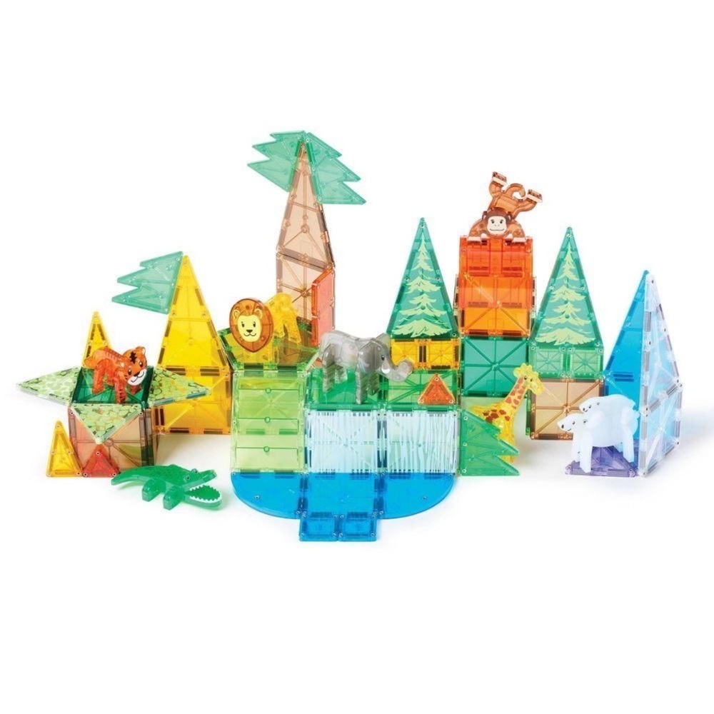 MAGNA-TILES Animal Park with Micro Mags New 70 pieces